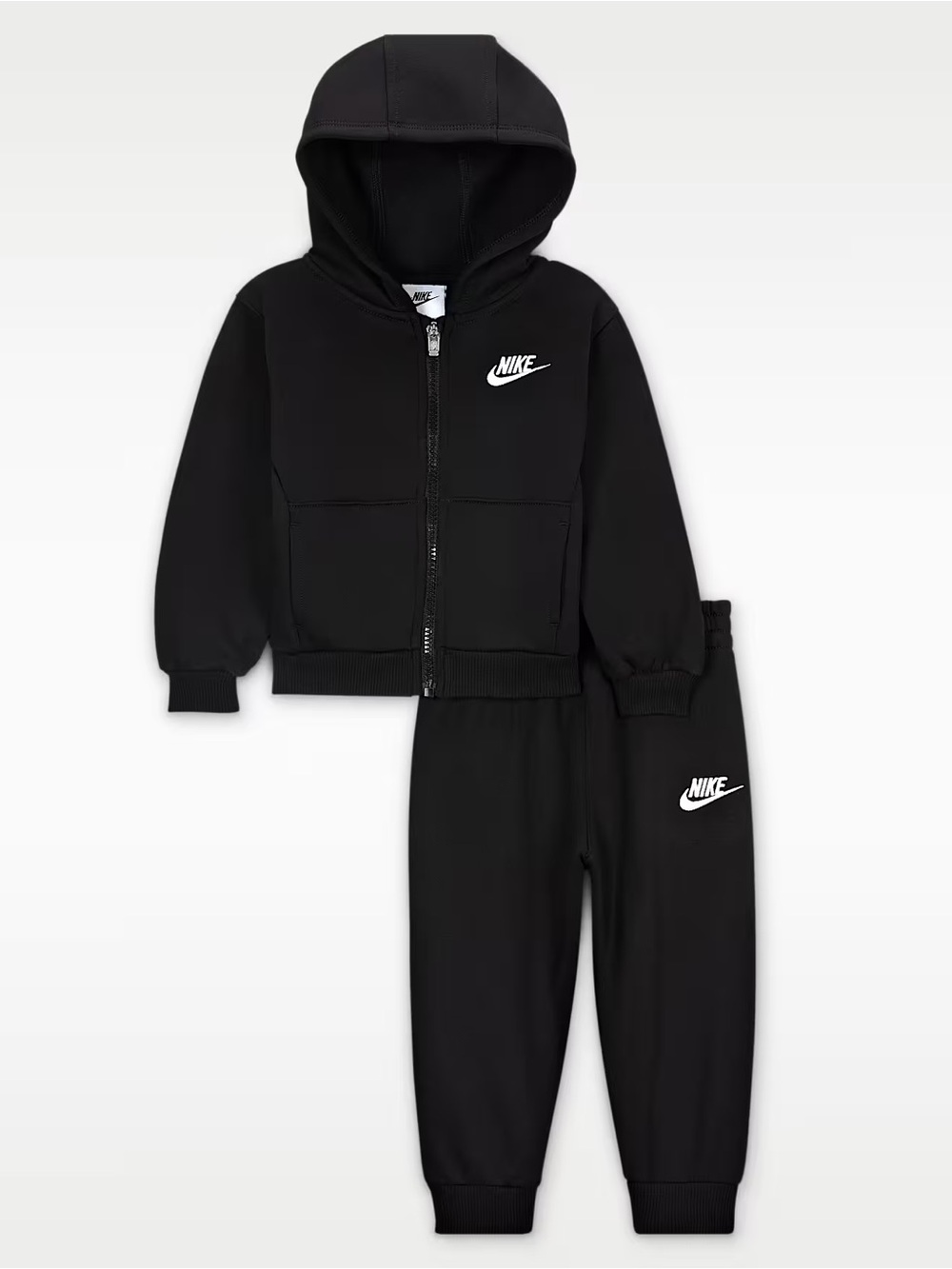 Nike Toddler Black Hoodie & Joggers Set with Logo Size 2T
